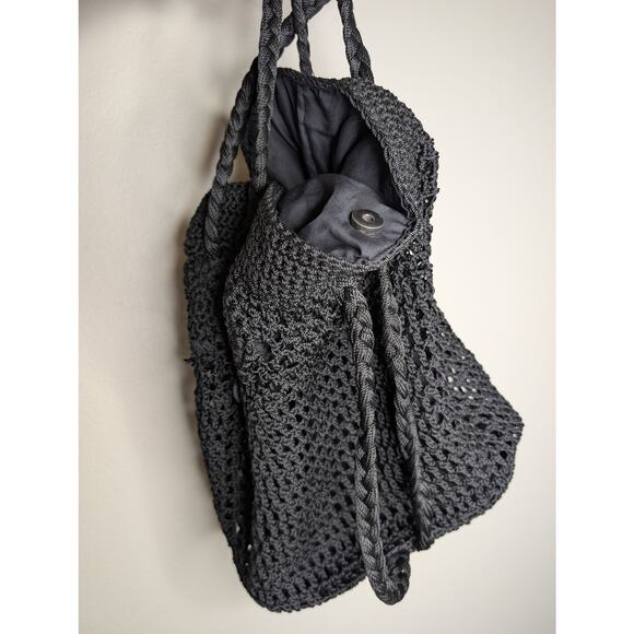 Crochet Bohemian Bucket Bag - Picture 5 of 6